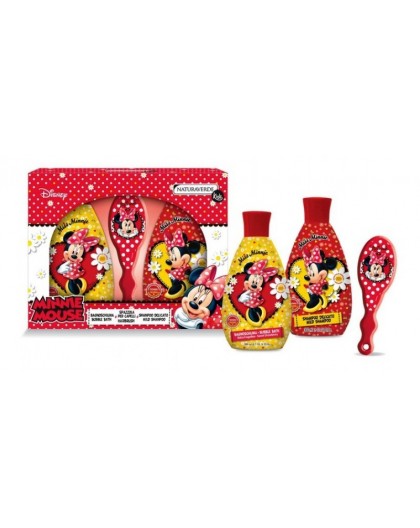Minnie Mouse Conf. Bagnoschiuma + Shampoo + Spazzola