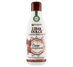 Garnier Ultra Dolce Maschera Latte con Fave di Cacao Liscia e Nutre i Capelli 250 ml