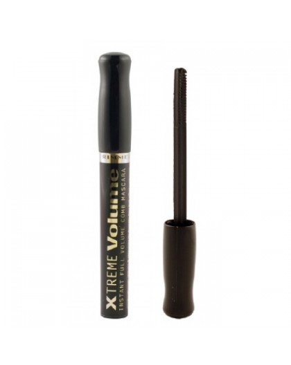 Rimmel Xtreme Volume Blush Cosmetics  Comb Mascara - 001 Black