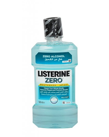 Listerine Colluttorio Zero Mouthwash 500 ml