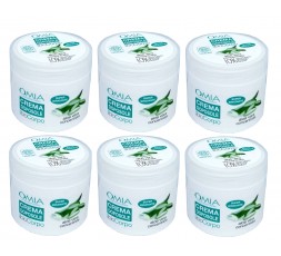 Set Da 6 pz. Omia Crema Doposole Eco Bio Aloe Vera 250 ml. Super Idratante