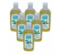 Set Da 6 pz. Omia Shampoo Capelli Doposole Aloe Vera  250 ml Idratante