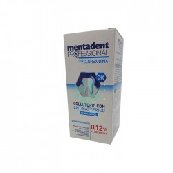 Mentadent Professional Colluttorio 0.12 Colorexidina Antibatterico 200 ml.
