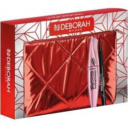 Deborah Pochette + Mascara MyPower Volume + Eyeliner Pen 24 Ore Extra Nero