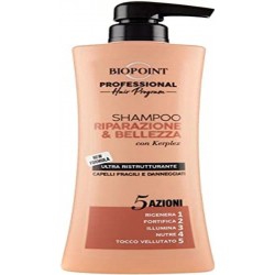 Biopoint Professional Shampoo Riparazione & Bellezza 400 ml. C-pompetta