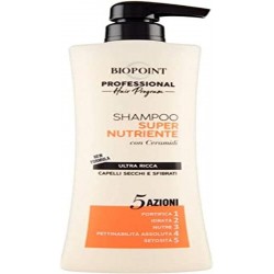 Biopoint Professional Shampoo Super Nutriente 400 ml. C-pompetta