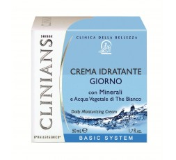 clinans Hydra Basic - Crema Idratante Leggera con Minerali e Acqua Vegetale di The Bianco 50 ml