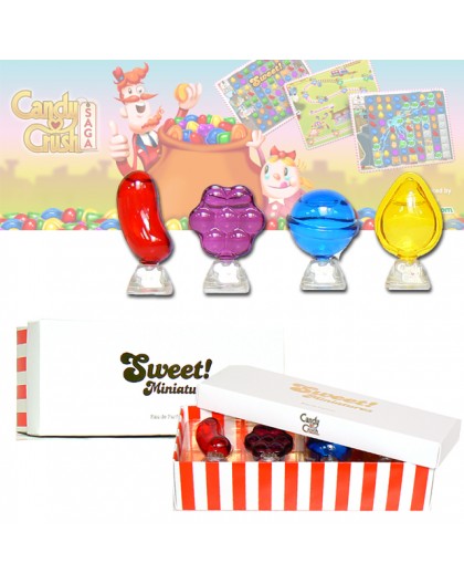 Candy crash Sweet 4 pz. edt. per bambini 5 ml. Spray cofanetto