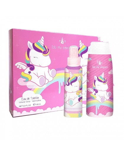 My Unicorn edt. per bambini 100 ml Spray & Bsh.300 ml.Cofanetto