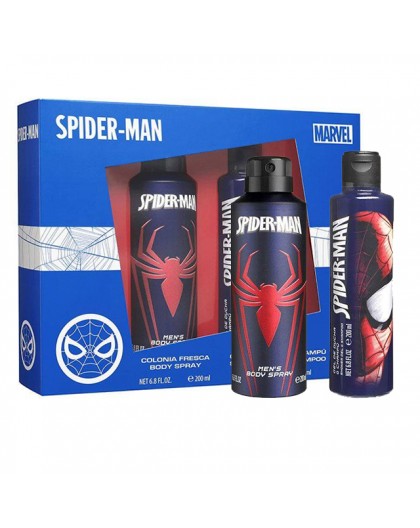 Spider - Man Colonia per Bambini 200 ml. Spray 6 Bsh. 200 ml.Cofanetto