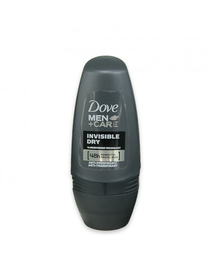 Dove Deodorante. Roll-On 50 ml. Men & Care Invisible Dry no-Alcol 