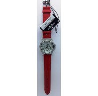 Cronostar Orologio R3751400745 Elegance Quadrante Bianco Cinturino Rosso