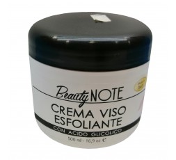 Beauty Note Crema Viso Esfoliante Con Acido Glicolico 500 ml