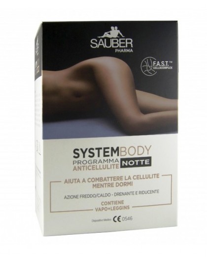 Sauber System Body Programma Anticellulite Notte Vapo + Leggins S/M 100 ml